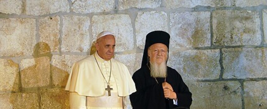 Adresse du pape François au Patriarche Bartholomée