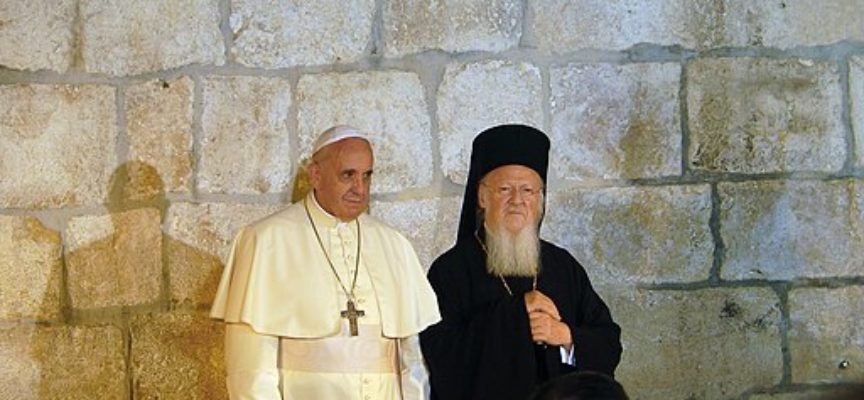 Adresse du pape François au Patriarche Bartholomée
