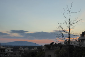 Coucher de soleil sur l'Akkar