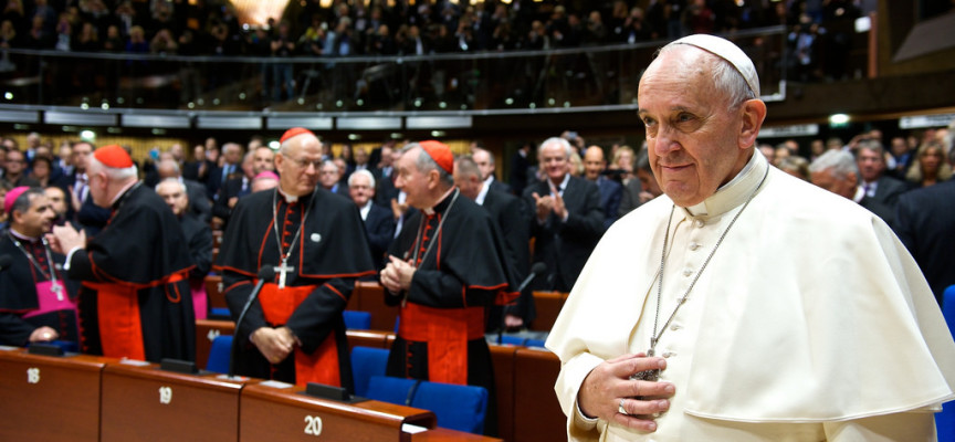 Discours du pape François au Conseil de l’Europe le 25 novembre 2014