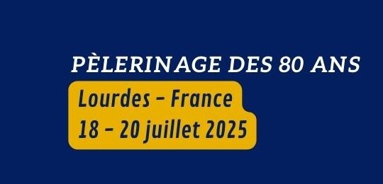 De retour de Lourdes, les 80 ans de Pax Christi