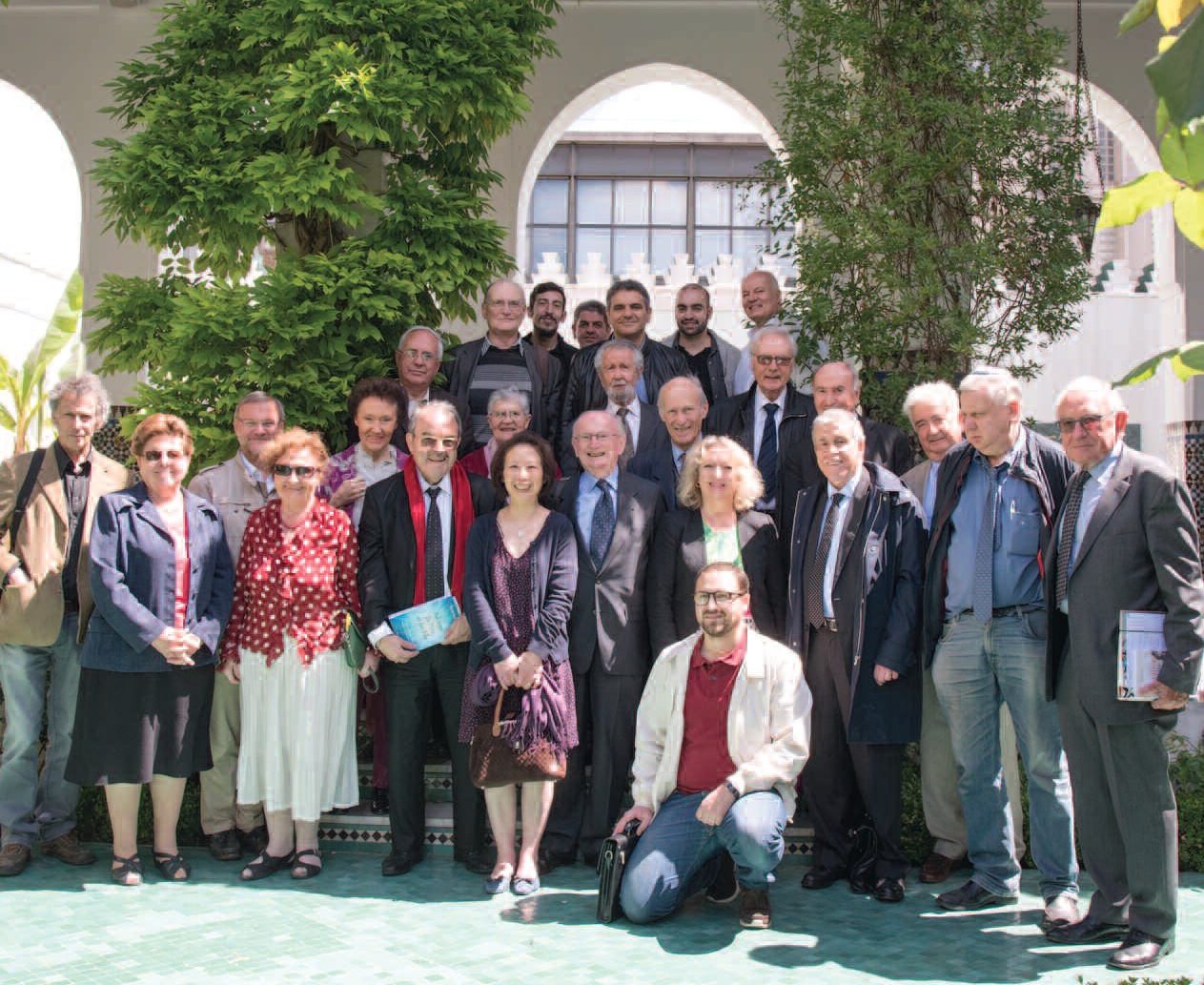 Photo de groupe pour le 50e anniversaire de la Fraternité d'Abraham, 2017